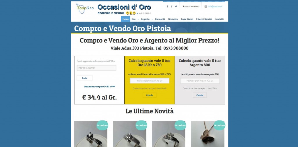 compro oro pistoia