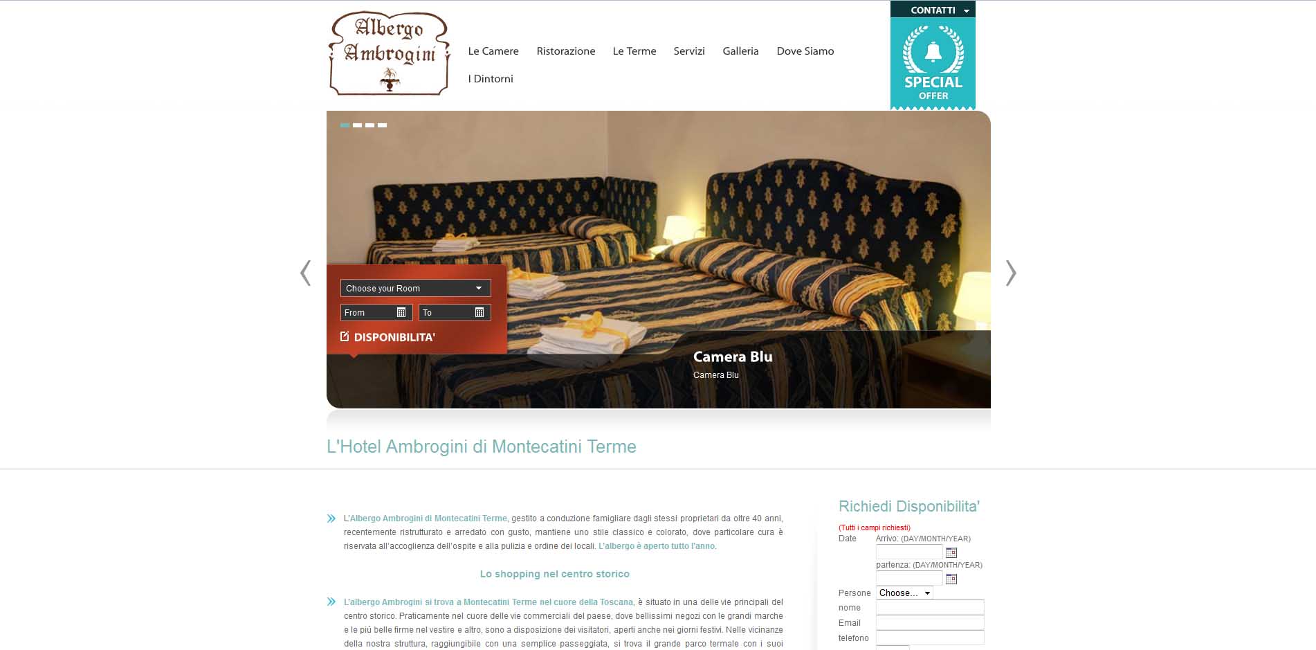 Realizzazione Siti Internet - Studioweb360 - hotel ambrogini